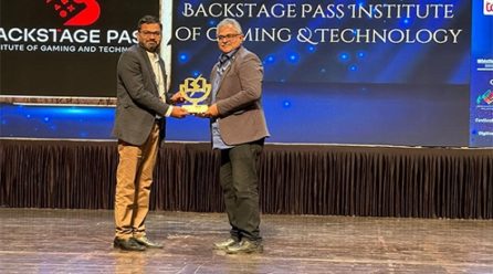 Backstage Pass Institute of Gaming and Technology Honoured with the Emerging Leader Award at the EduSpark Awards 2023