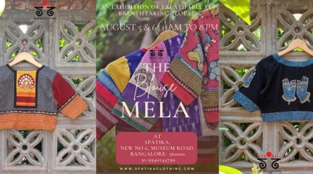 Spatika Clothing, A sustainable clothing label Announces “The Blouse Mela” at its Bengaluru store on August 5th and August 6th 2023!!