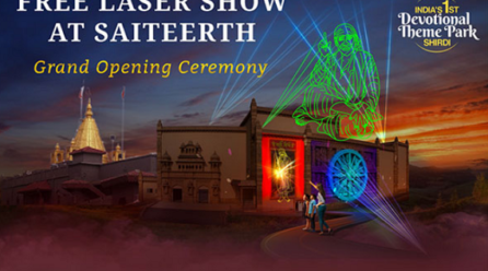 India’s First Devotional Theme Park Sai Teerth To Have a Free Laser Show From 10 November, 2023