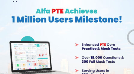 Alfa PTE Celebrates 1 Million Users, Announces Enhanced PTE Core Practice & Mock Tests