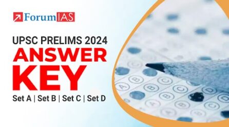 Answer key for UPSC CSE Prelims 2024 by ForumIAS