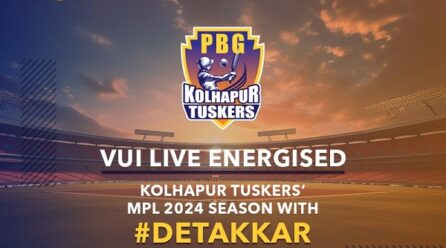 VUI Live Energised Kolhapur Tuskers’ MPL 2024 Season with ‘#DeTakkar’ Campaign