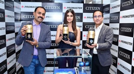 Actress Ms. Aaditi Pohankar Unveils CITIZEN PROMASTER Limited Edition, FUGU- inspired collection at Helios South Extension, New Delhi on 4th of October 2024