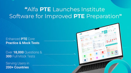 Alfa PTE Launches Institute Software for Improved PTE Preparation